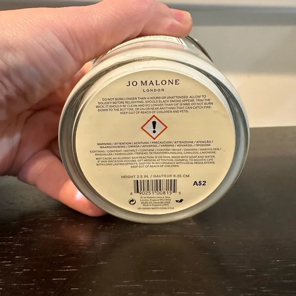 Jo Malone London Orange Blossom Scented Candle 2.35”H, ~2.2oz NWOT - Picture 11 of 11